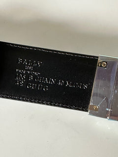 Bally Men's Double Sided B Chain Black Belt 42/105 Italy 630001 NWT $325