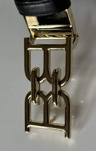 Bally Men's Double Sided B Chain Black Belt 42/105 Italy 630001 NWT $325