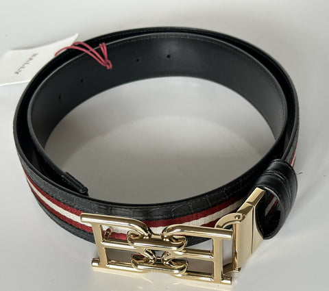 Bally Men's Double Sided B Chain Black Belt 42/105 Italy 630001 NWT $325