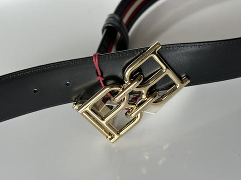 Bally Men's Double Sided B Chain Black Belt 42/105 Italy 630001 NWT $325