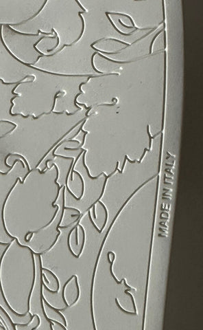 Versace Smiley Medusa Slides Sandals White/Fuxia 8 US DSR609CN Italy NIB $500