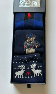 Polo Ralph Lauren Socks Gift Set (3 Pairs)  10-13 Fits Shoe size 6 to 12.5 NWT