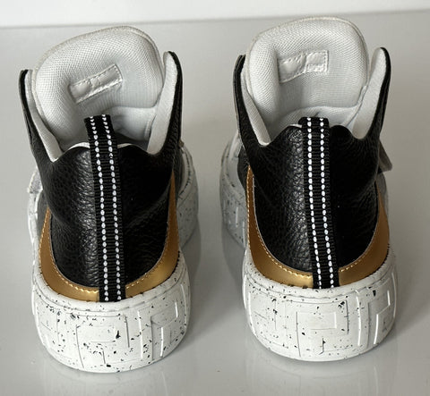 Versace La Greca Boys High Top Sneakers 34 Euro (9.7" Length) Italy NWT $575