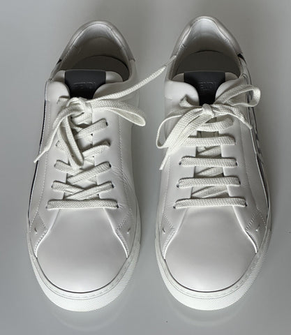 Fendi O’lock Leather White Sneakers 12 US (45 Euro) 7E1562 Italy NIB $795