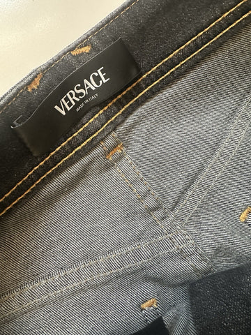 Versace Womens Stone Washed Denim Gray Jeans Size 25 US Italy 1013135 NWT $950