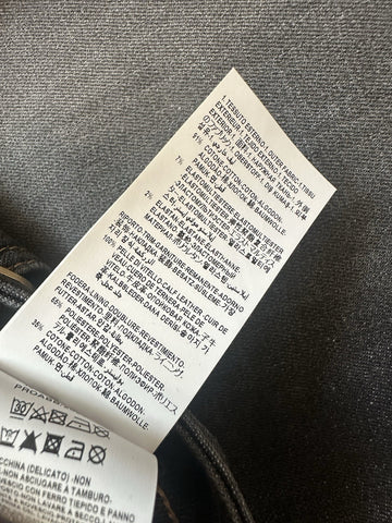 Versace Womens Stone Washed Denim Gray Jeans Size 25 US Italy 1013135 NWT $950