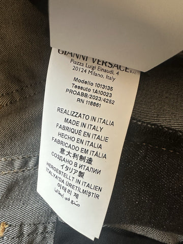 Versace Womens Stone Washed Denim Gray Jeans Size 25 US Italy 1013135 NWT $950