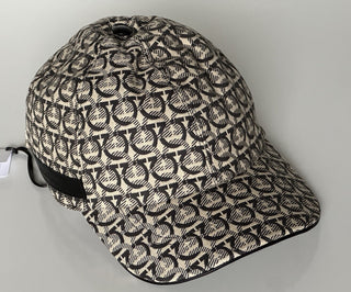 Salvatore Ferragamo Baseball Cap Beige Hat One Size Made in Italy 0725861 NWOT