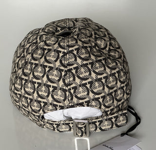 Salvatore Ferragamo Baseball Cap Beige Hat One Size Made in Italy 0725861 NWOT