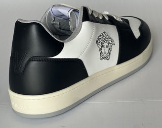 Versace Medusa Men’s Black/White Leather Sneakers 12.5 US (45.5) 1013377 IT NIB