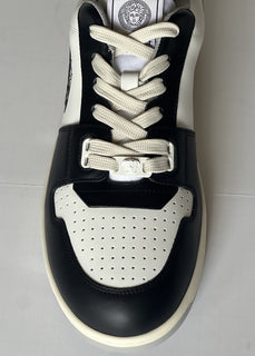 Versace Medusa Men’s Black/White Leather Sneakers 13 US (46) 1013377 IT NIB