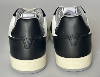 Versace Medusa Men’s Black/White Leather Sneakers 7 US (40 Euro) 1013377 IT NIB