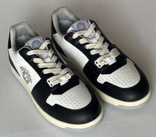Versace Medusa Men’s Black/White Leather Sneakers 7 US (40 Euro) 1013377 IT NIB