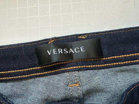 Versace Womens Denim Blue Jeans Size 28 US A89556S NWT $650