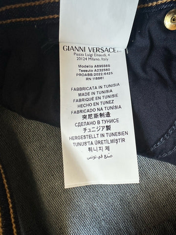 Versace Womens Denim Blue Jeans Size 27 US A89556S NWT $650