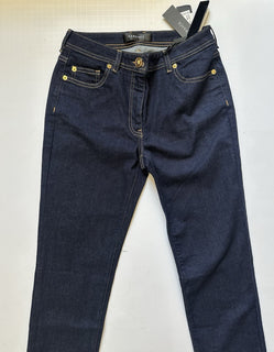 Versace Womens Denim Blue Jeans Size 27 US A89556S NWT $650