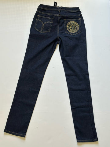 Versace Womens Denim Blue Jeans Size 27 US A89556S NWT $650