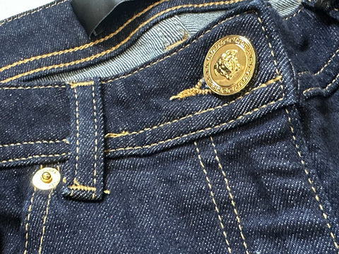 Versace Womens Denim Blue Jeans Size 27 US A89556S NWT $650