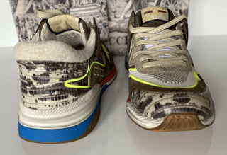 Gucci Womens Tejus Leather/Suede Sneakers Shoes  4.5 US (34.5 Euro) Italy 719801