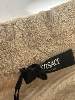 Versace Barocco Jacquard Towel Shirt Size Large 1015692 Made in Italy NWT $1325