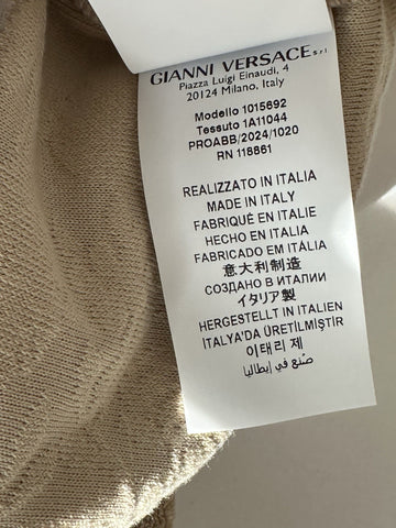 Versace Barocco Jacquard Towel Shirt Size Large 1015692 Made in Italy NWT $1325