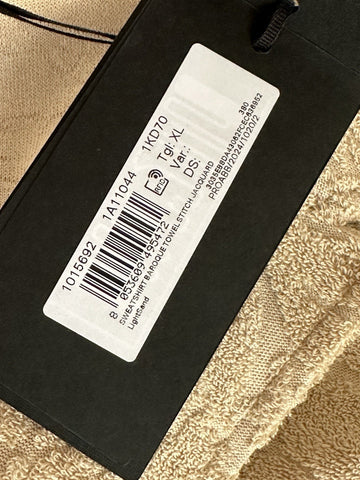 Versace Barocco Jacquard Towel Shirt Size XL 1015692 Made in Italy NWT $1325