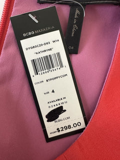 BCBG MAXAZRIA Kathryne Women's Pink Dress Size 4 NWT $298