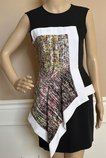 BCBG MAXAZRIA Alessandra Women's Multicolor Abstract Mini Dress Size 0 NWT $338