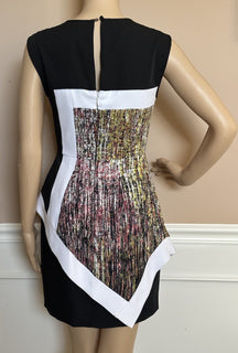 BCBG MAXAZRIA Alessandra Women's Multicolor Abstract Mini Dress Size 0 NWT $338