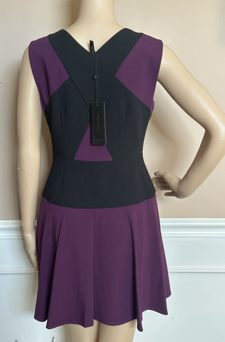 BCBG MAXAZRIA Aloissa Women's Dark Pink Mini Sleeveless Dress Size 4 NWT $248