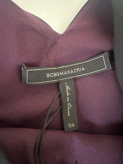 BCBG MAXAZRIA Aloissa Women's Dark Pink Mini Sleeveless Dress Size 4 NWT $248