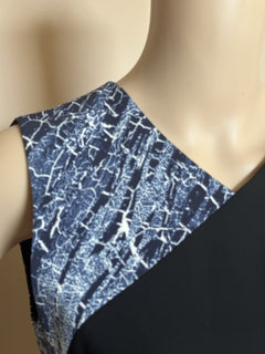 BCBG MAXAZRIA Dalia Women's Blue/Black Dress Size 2