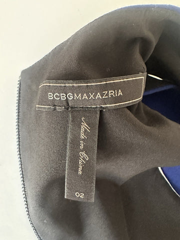 BCBG MAXAZRIA Karin Women's Knee Length Sleeveless Black/Blue Dress Size 2