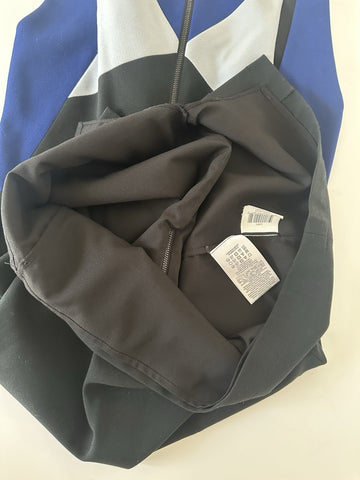 BCBG MAXAZRIA Karin Women's Knee Length Sleeveless Black/Blue Dress Size 2