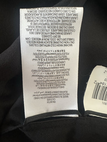 BCBG MAXAZRIA Karin Women's Knee Length Sleeveless Black/Blue Dress Size 2