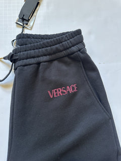 Versace Women's Black Sweatpants Size 2 US (36 Euro) 1014488 NWT $900
