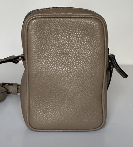 Versace Leather Medusa Grainy Leather Mini Crossbody Bag Taupe 1008863 NWT $850