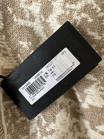 Versace Barocco Wool Knit Sweater Beige 42 US (52 Euro)  IT 1013400 NWT $1225