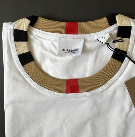 Burberry Jayson White Cotton T-shirt L (Oversized) 8078115 NWT $370