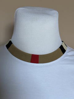 Burberry Jayson White Cotton T-shirt L (Oversized) 8078115 NWT $370