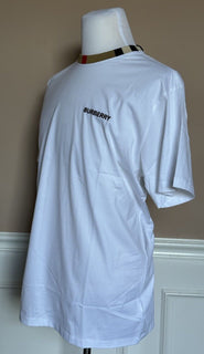 Burberry Jayson White Cotton T-shirt L (Oversized) 8078115 NWT $370