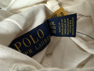 Polo Ralph Lauren Long Sleeve Bear T-Shirt  with Hoodie White 2XL NWT $85