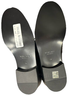 VERSACE Greca Men's Black Leather Loafer Shoes 8 US (41) Italy 1012864 NWT $975
