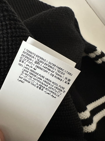 Versace Medusa Logo Wool Knit Sweater Black 44 US (54 Eu)  IT 1017011 NWT $1300