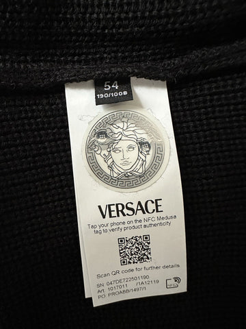 Versace Medusa Logo Wool Knit Sweater Black 44 US (54 Eu)  IT 1017011 NWT $1300