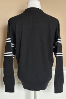 Versace Medusa Logo Wool Knit Sweater Black 44 US (54 Eu)  IT 1017011 NWT $1300