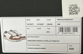 Versace Medusa Men’s Suede Leather Multicolor Sneakers 10 US (43) 1013377 IT NIB