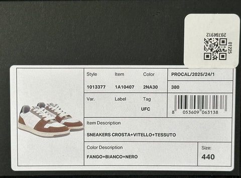 Versace Medusa Men’s Suede Leather Multicolor Sneakers 11 US (44) 1013377 IT NIB