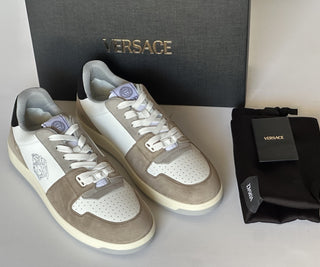 Versace Medusa Men’s Suede Leather Multicolor Sneakers 11 US (44) 1013377 IT NIB