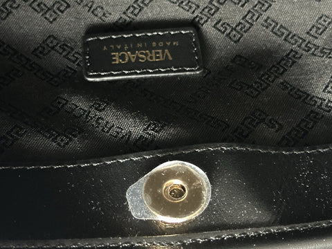 Versace Greca Coated Canvas Leather Pink/Black Tote Bag 1020802 IT NWT $1125